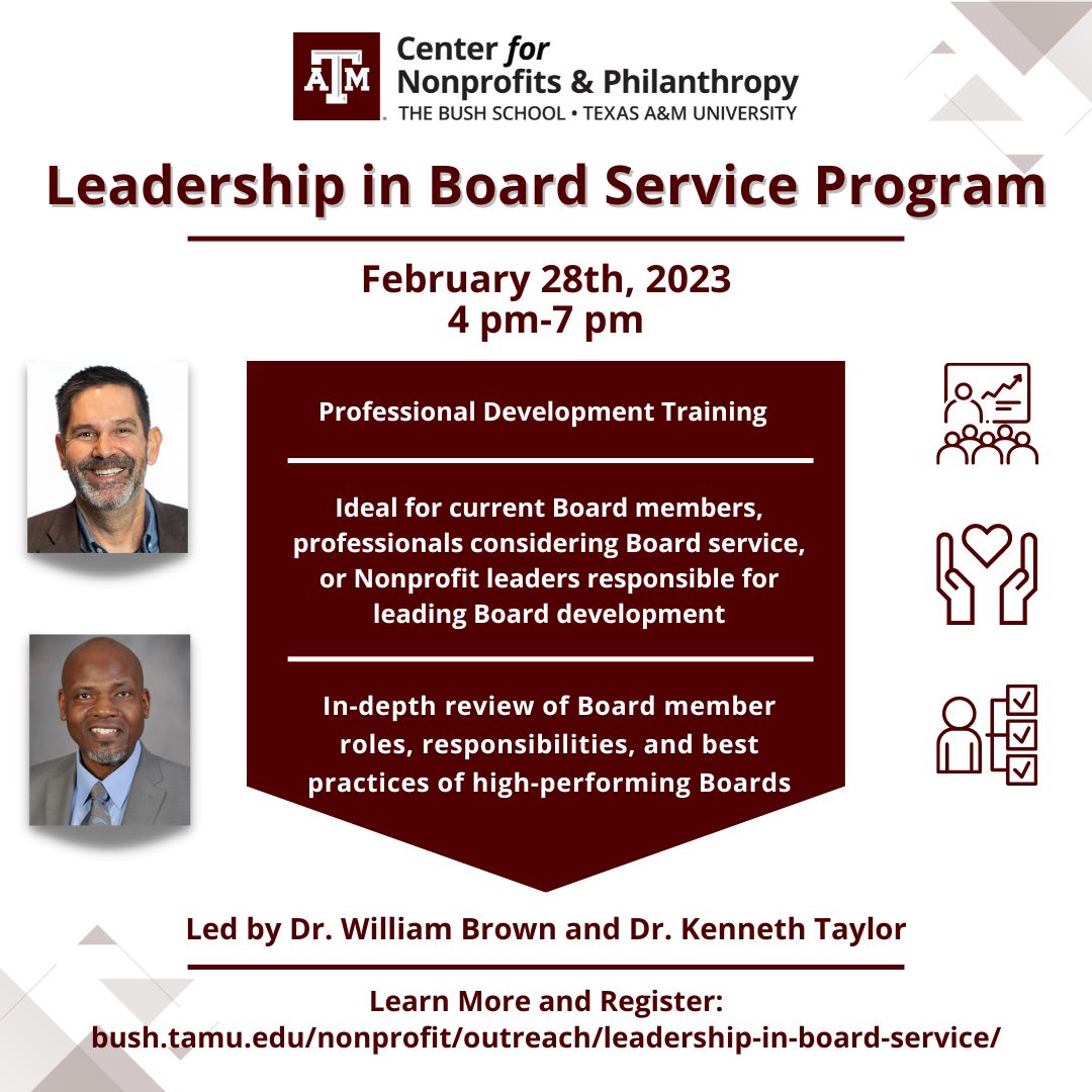 Leadership in Board Service Program - February 28, 2023